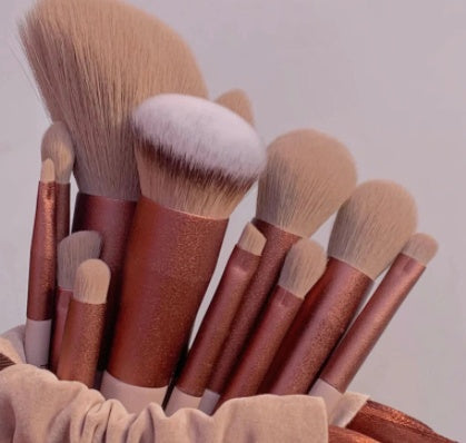 13Pcs Makeup Brush Set Make Up Concealer Brush Blush Powder Brush Eye Shadow Highlighter Foundation Brush Cosmetic Beauty Tools 🇨🇳