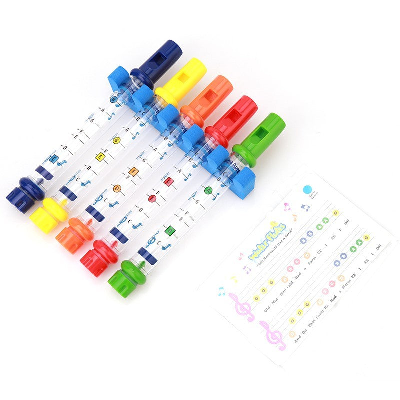 5pcs Lot Kids Bathtime Fun Water Flutes Set Bath For Bathing Shower Toys Musical Boys Girls 🇨🇳
