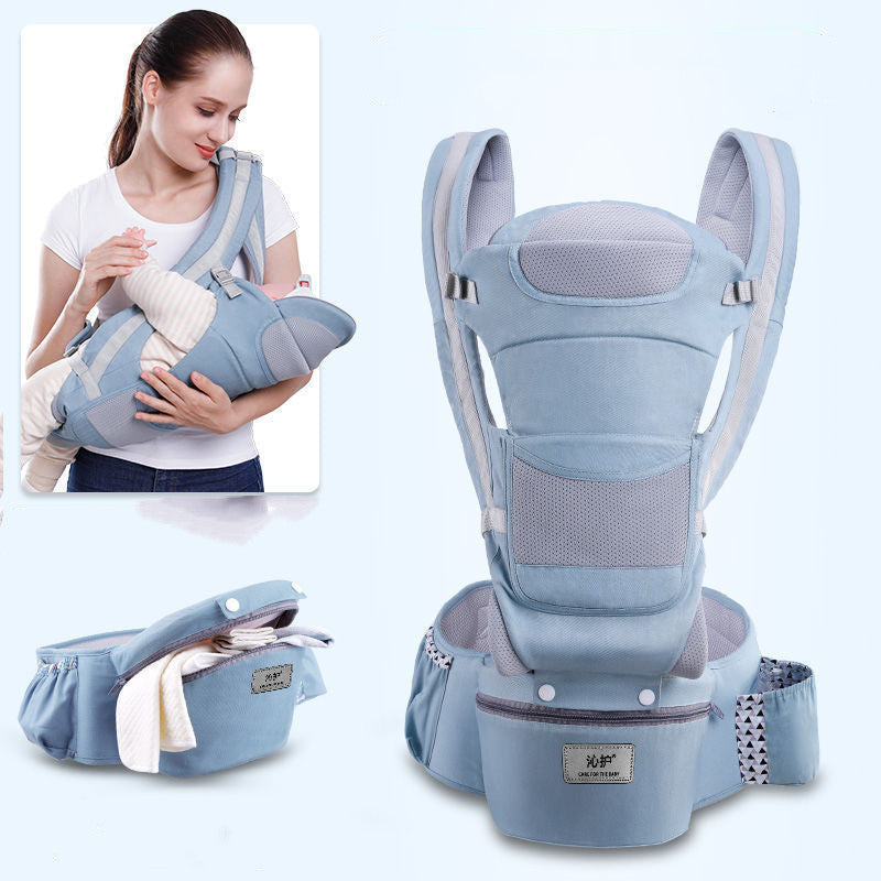 Ergonomic Baby Carrier Infant Baby Hipseat Carrier 3 In 1 Front Facing Ergonomic Kangaroo Baby Wrap Sling 🇨🇳