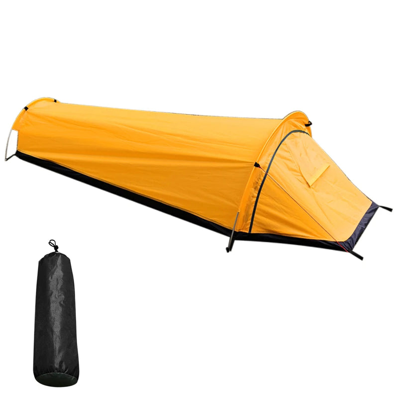 Camping Single Person Ultralight Compact Outdoor Sleeping Bag Tent Larger Space Waterproof 🇨🇳