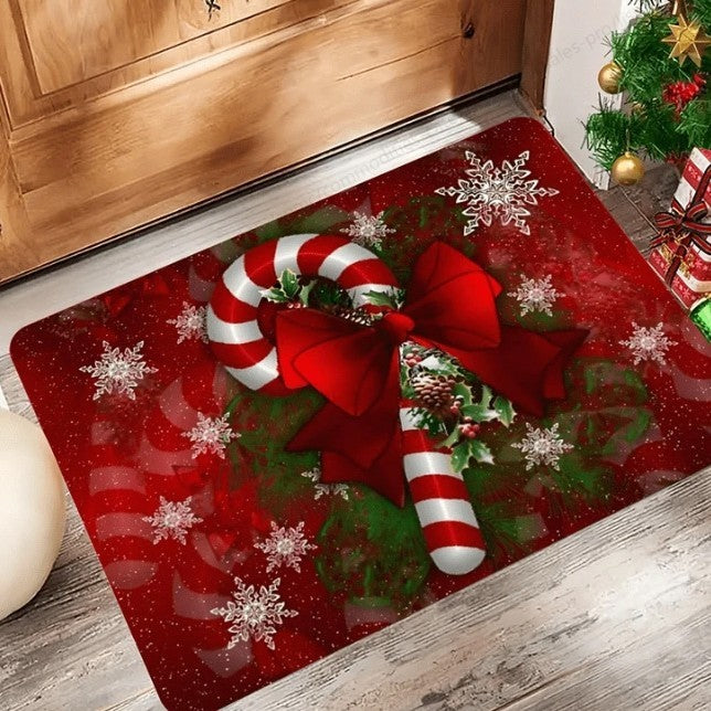 Cartoon Christmas Decorative Foot Mat Home 🇨🇳