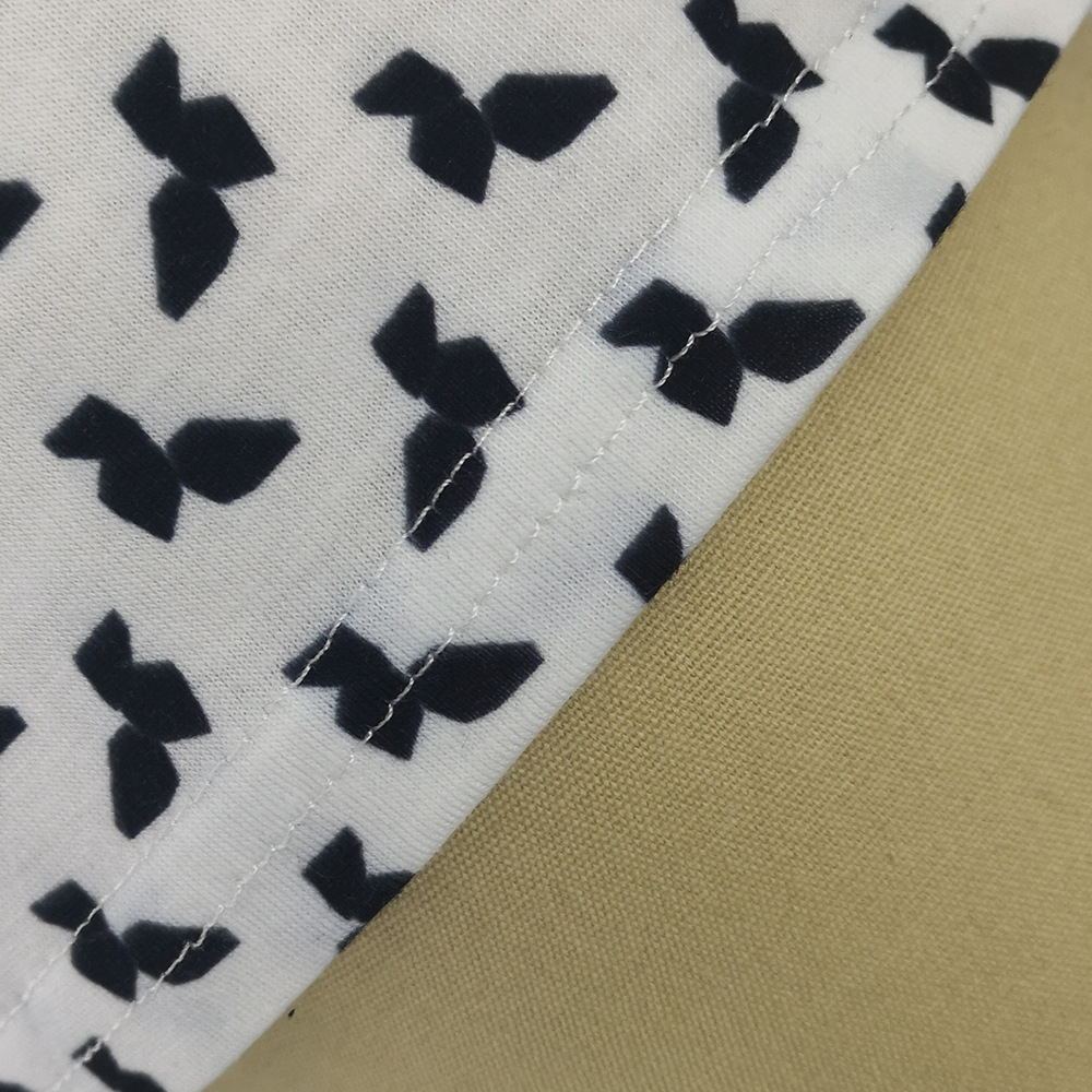 Deep V-neck print long sleeves 🇨🇳