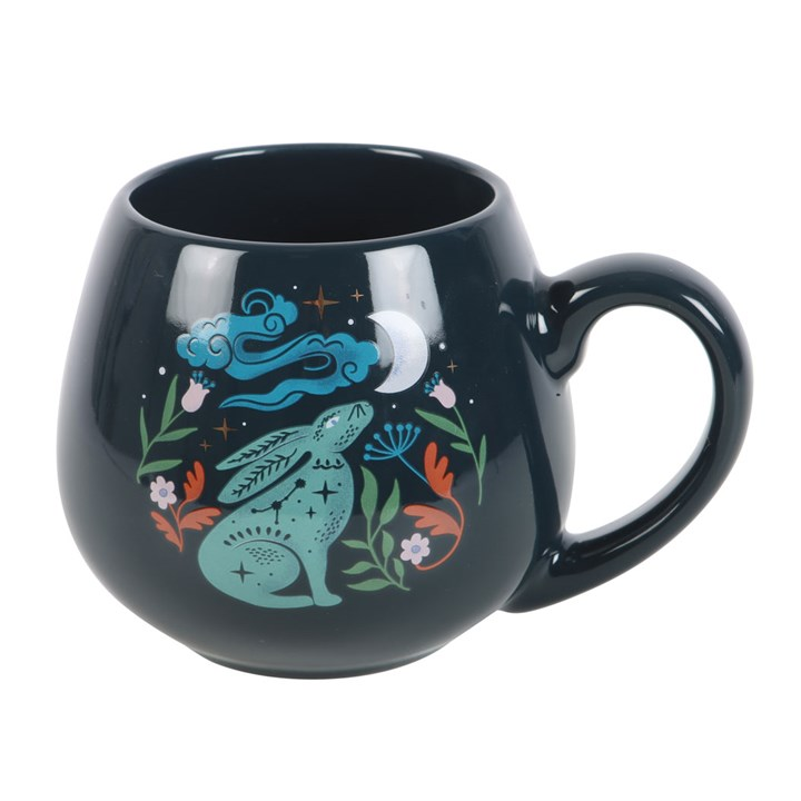 Midnight Hare Rounded Mug 🇬🇧