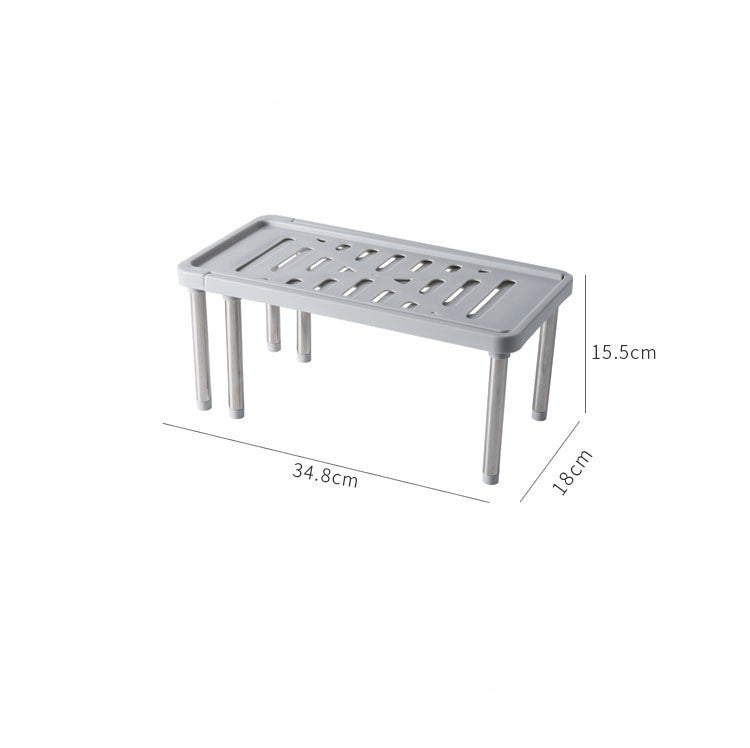 Telescopic cabinet layered shelf organizer 🇨🇳