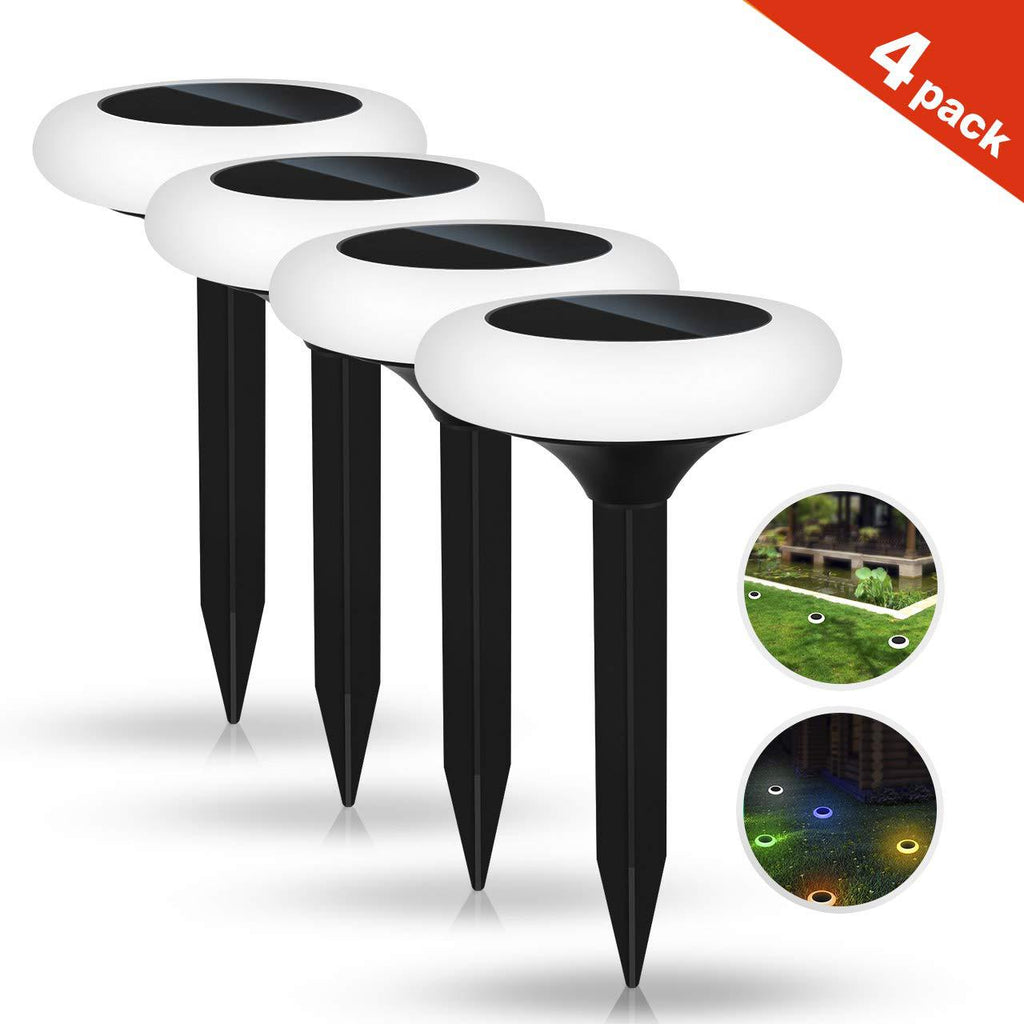 RGB round colorful solar lawn lights 🇨🇳