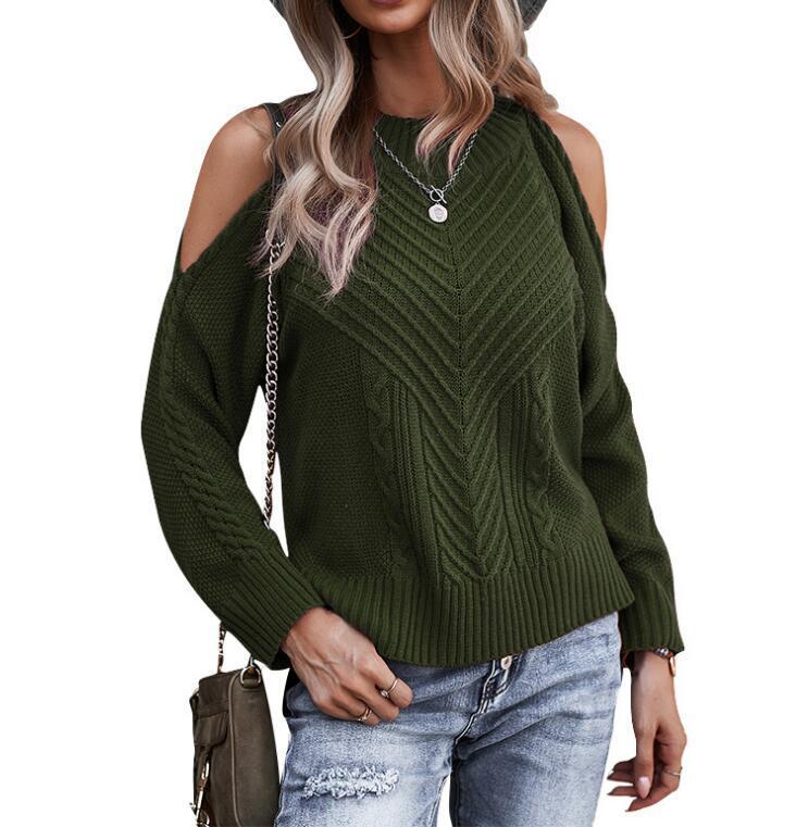 Autumn And Winter New Off-shoulder Sweater Ladies 🇨🇳