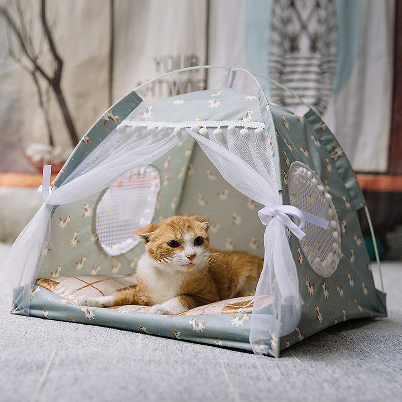 Semi-enclosed pet bed 🇨🇳
