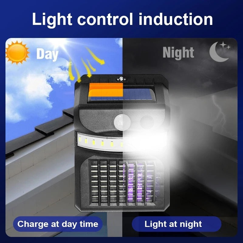 New Solar Wall Lamp Upgrades insect Repellent Function 🇨🇳