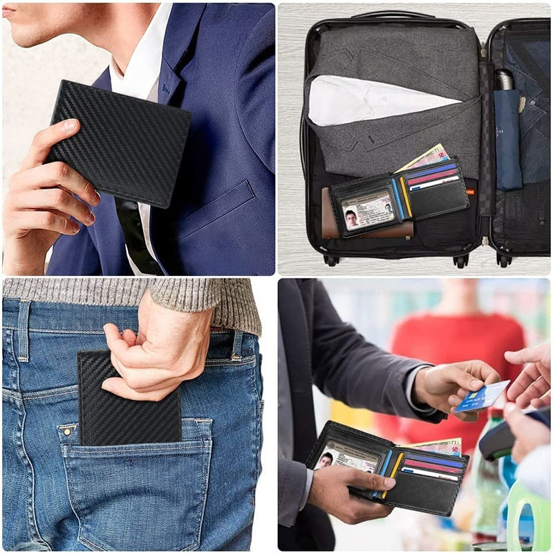 Men's Carbon Fiber Anti-magnetic Wallet 🇨🇳