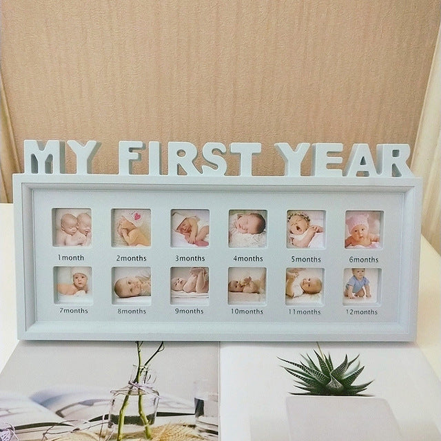 My First Year Baby 12 Month Photo Frame Baby Accessories Newborn Gift 🇨🇳