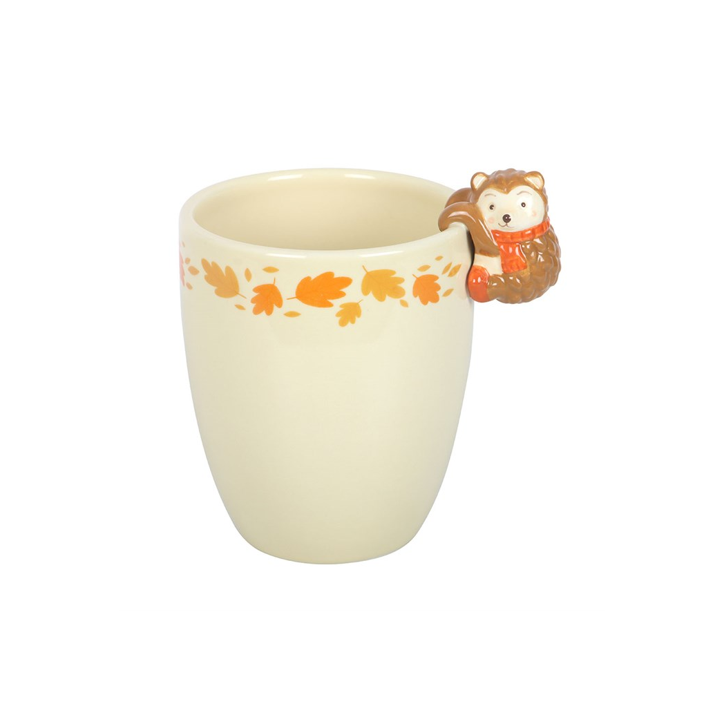 Autumn Plant Pot with Hedgehog 🇬🇧
