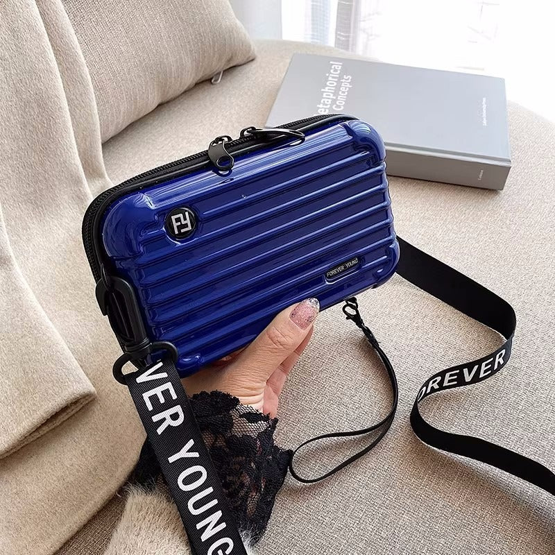PC hard shell toiletry bag 7-inch shoulder crossbody bag hand storage bag suitcase small bag 🇨🇳