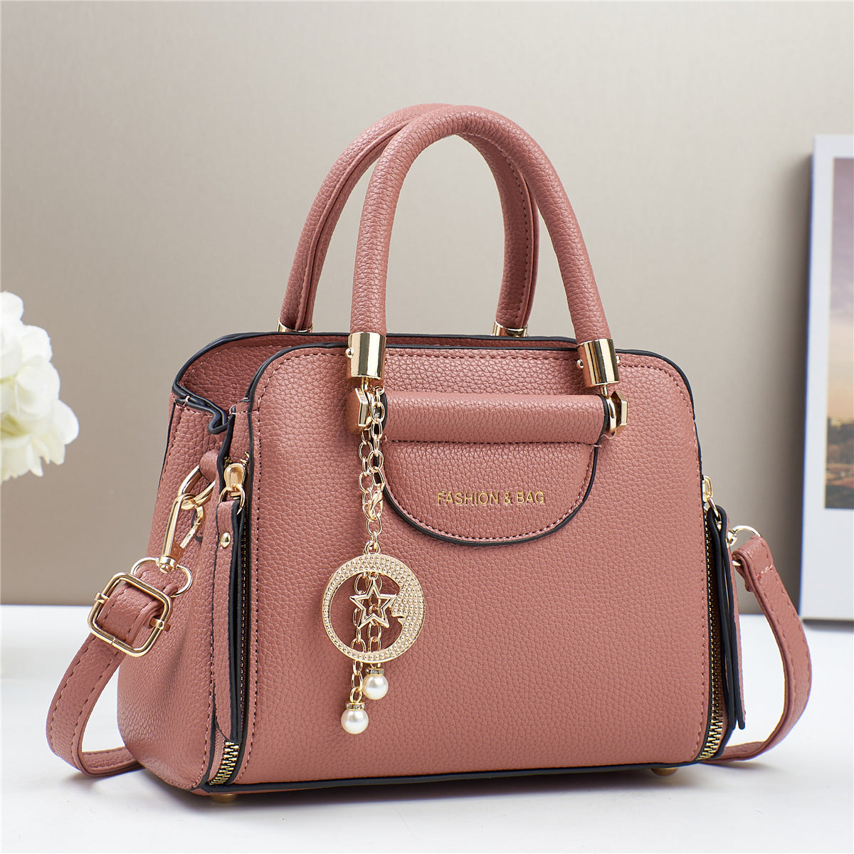 Fashionable Versatile Casual Western-style Minimalist Trendy High-end Large-capacity Light-luxury And Niche 🇨🇳