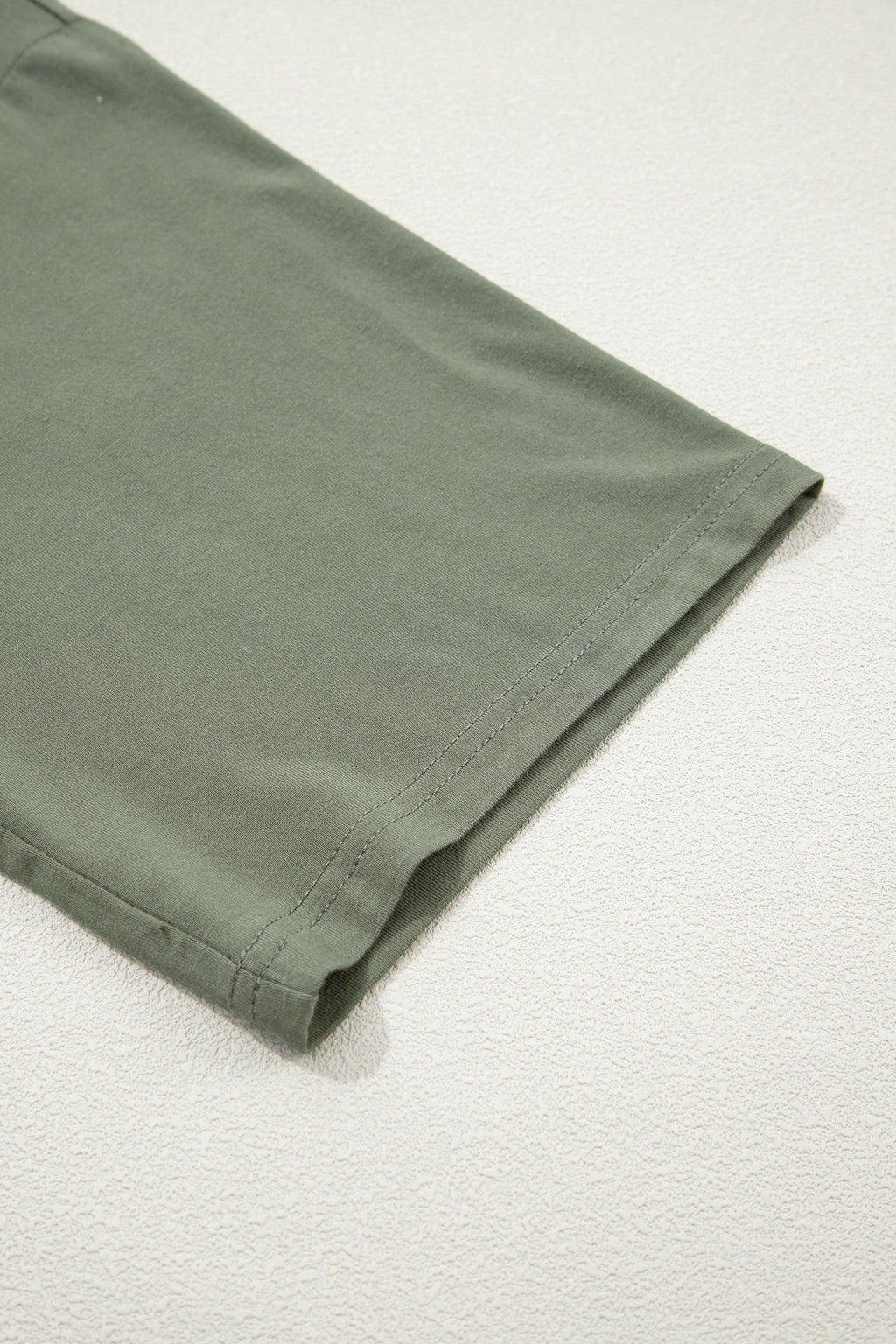 Laurel Green Solid Color Oversize Tee Tie Wrap Mini Skort 2pcs Set 🇺🇸