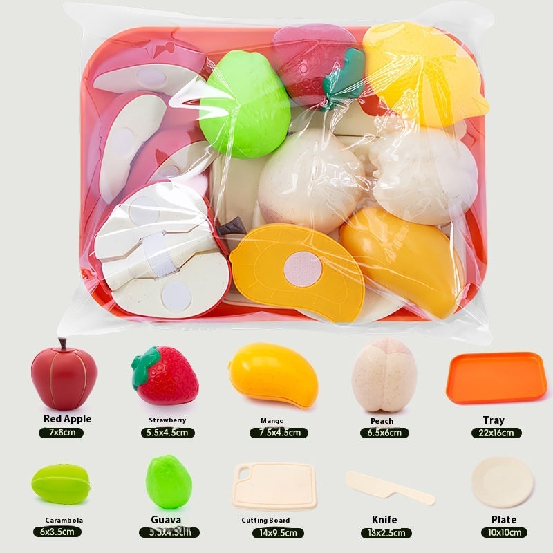 Children Play House Emulational Fruit Slicer Educational Toys 🇨🇳