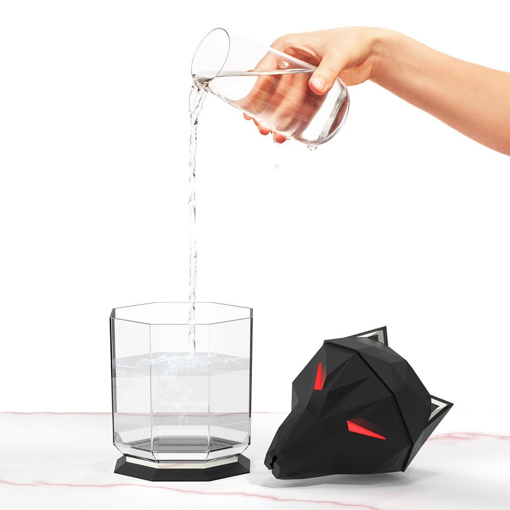 War Wolf Air Humidifier Ultrasonic Air Diffuser Colorful Lights Humidifier Air Nano Spray Home Desktop Supplies 🇨🇳