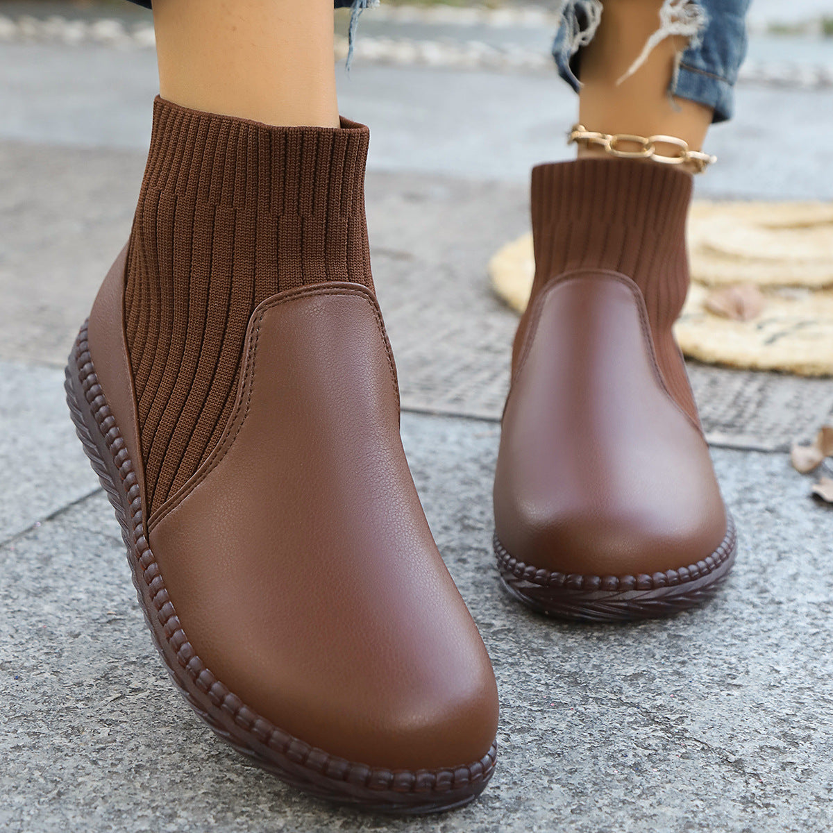 Round headed Martin boots with flat bottom 🇨🇳