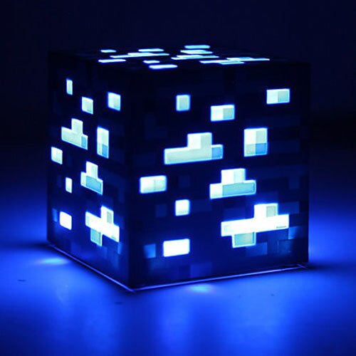 Minecrafted Torch LED Light Up Night Wall Light Luminous Toys Game Design Toy 🇨🇳
