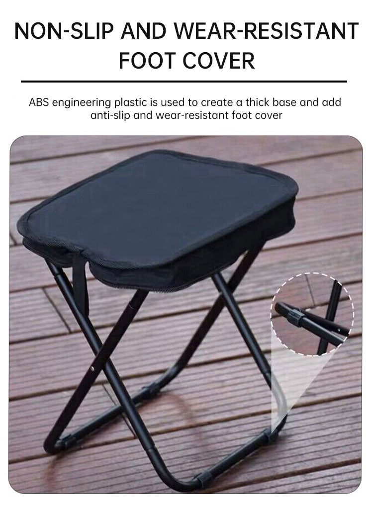 Aluminum alloy outdoor folding portable simple camping handbag stool 🇨🇳