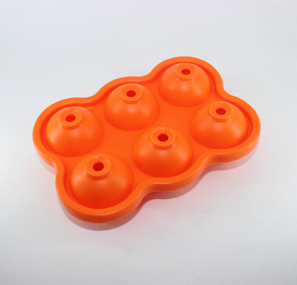 Large Ice Cube Maker Silicone Mold 6 Cell Big Sphere Ice Ball Tray  Gadgets 🇨🇳