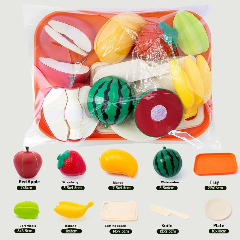 Children Play House Emulational Fruit Slicer Educational Toys 🇨🇳