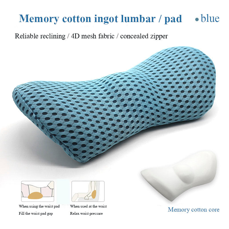 Lumbar Support Pillow For Side Sleepers Pregnancy Relieve Hip Coccyx Sciatica Pain Machine Chair Back Cushion Waist Car Seat 🇨🇳