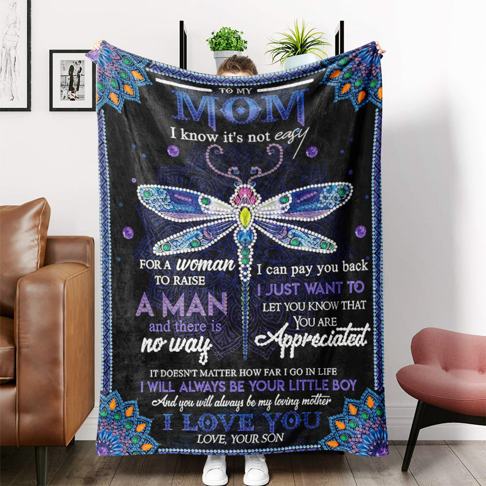 Envelope Blanket Sofa Blanket Airable Cover Message Letter  Flannel 🇨🇳