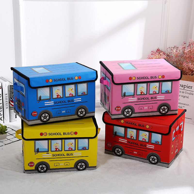 Cartoon Car Storage Box Foldable Children Toy Storage Box 🇨🇳