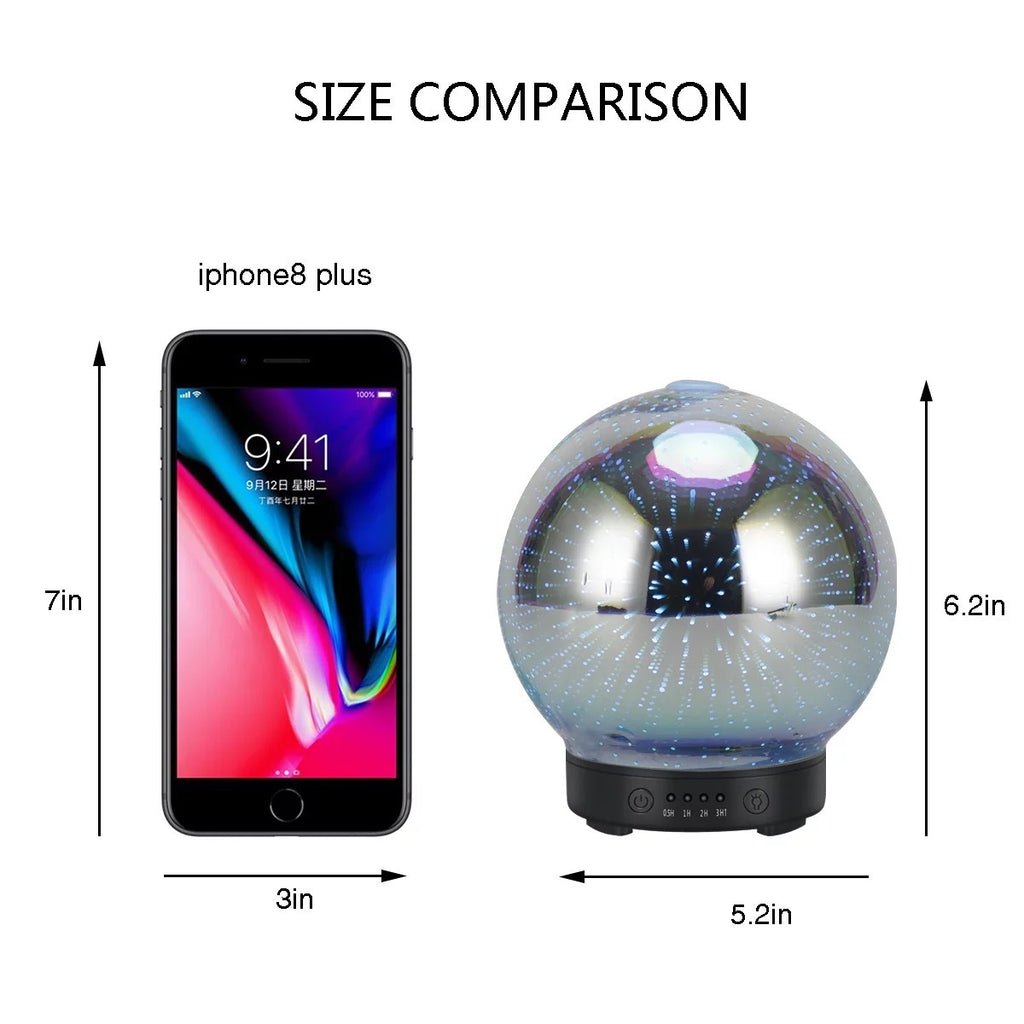 7 LED Color Lighting Modes 3D Aromatherapy Essential Diffuser Fragrance Oil Humidifier 🇨🇳