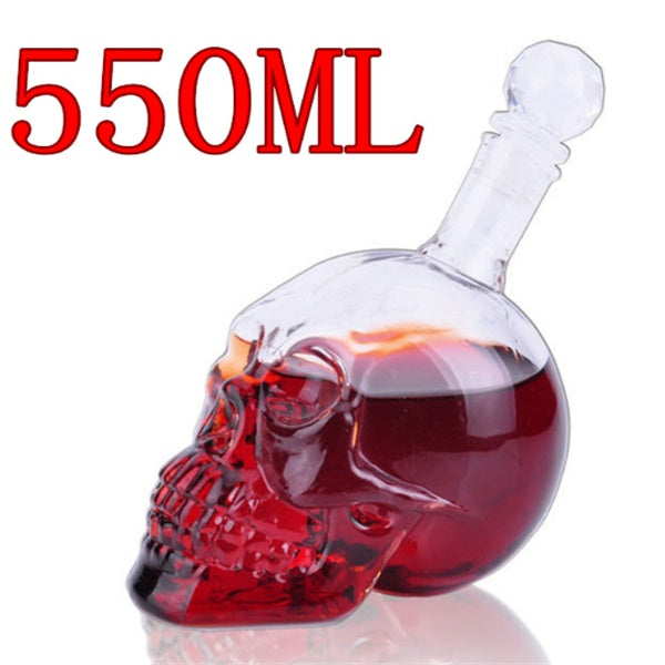 Skull Wine Bottle Vodka Bottle Creative 350ML 550ML 1000ML 🇨🇳