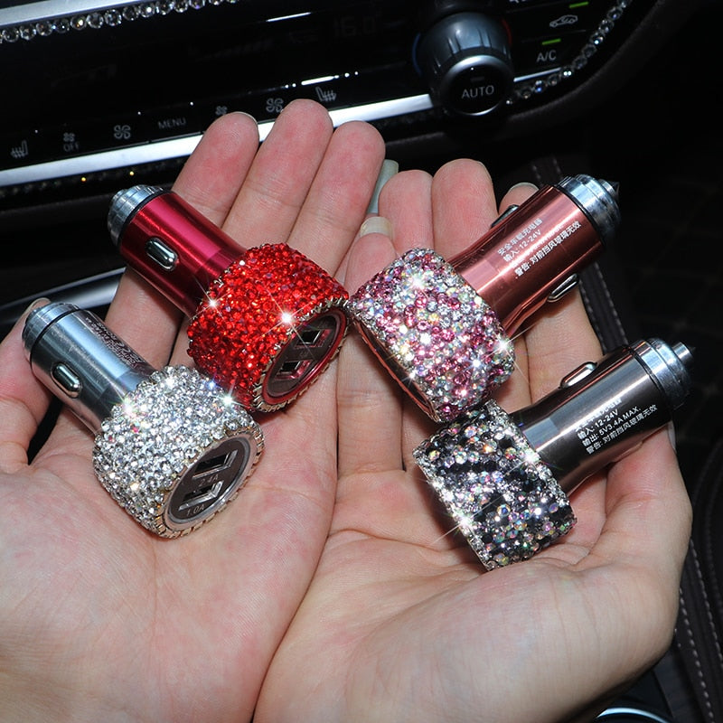 USB Car Charger For Mobile Phone Tablet GPS Fast Charger Car-Charger Dual USB 🇨🇳