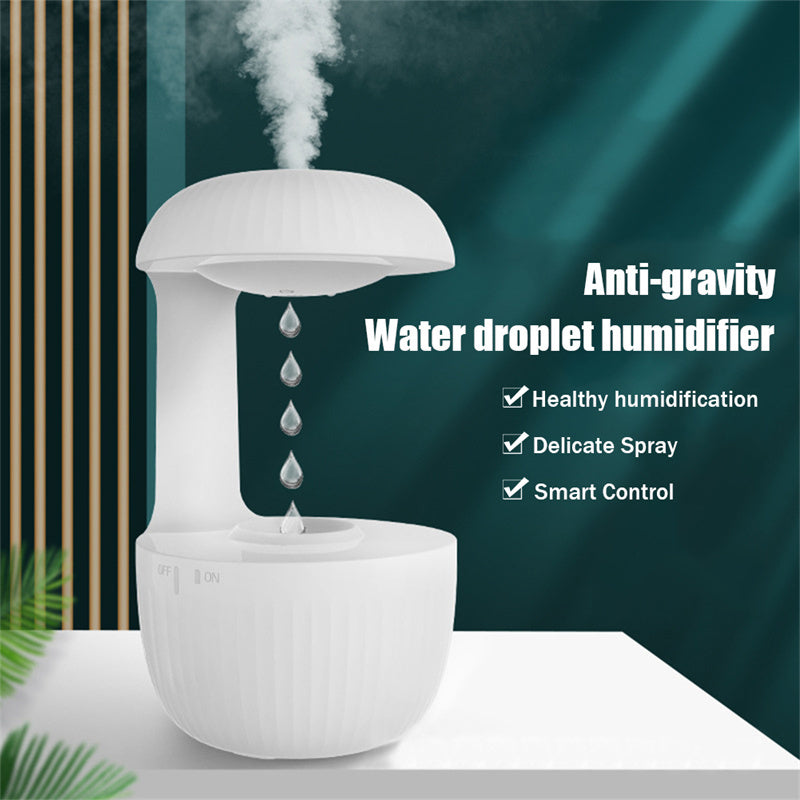 Anti-gravity Air Humidifier Mute Countercurrent Humidifier Levitating Water Drops Cool Mist Maker Fogger Relieve Fatigue 🇨🇳