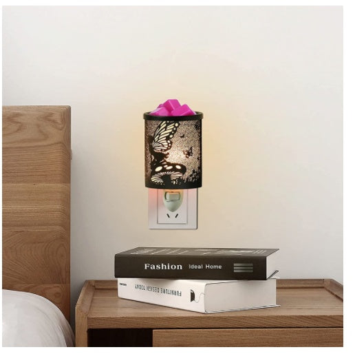 Metal Wall-Plug Wax Melt Warmer Electric Wax Burner Melter Fragrance Warmer Night Lamp 🇨🇳
