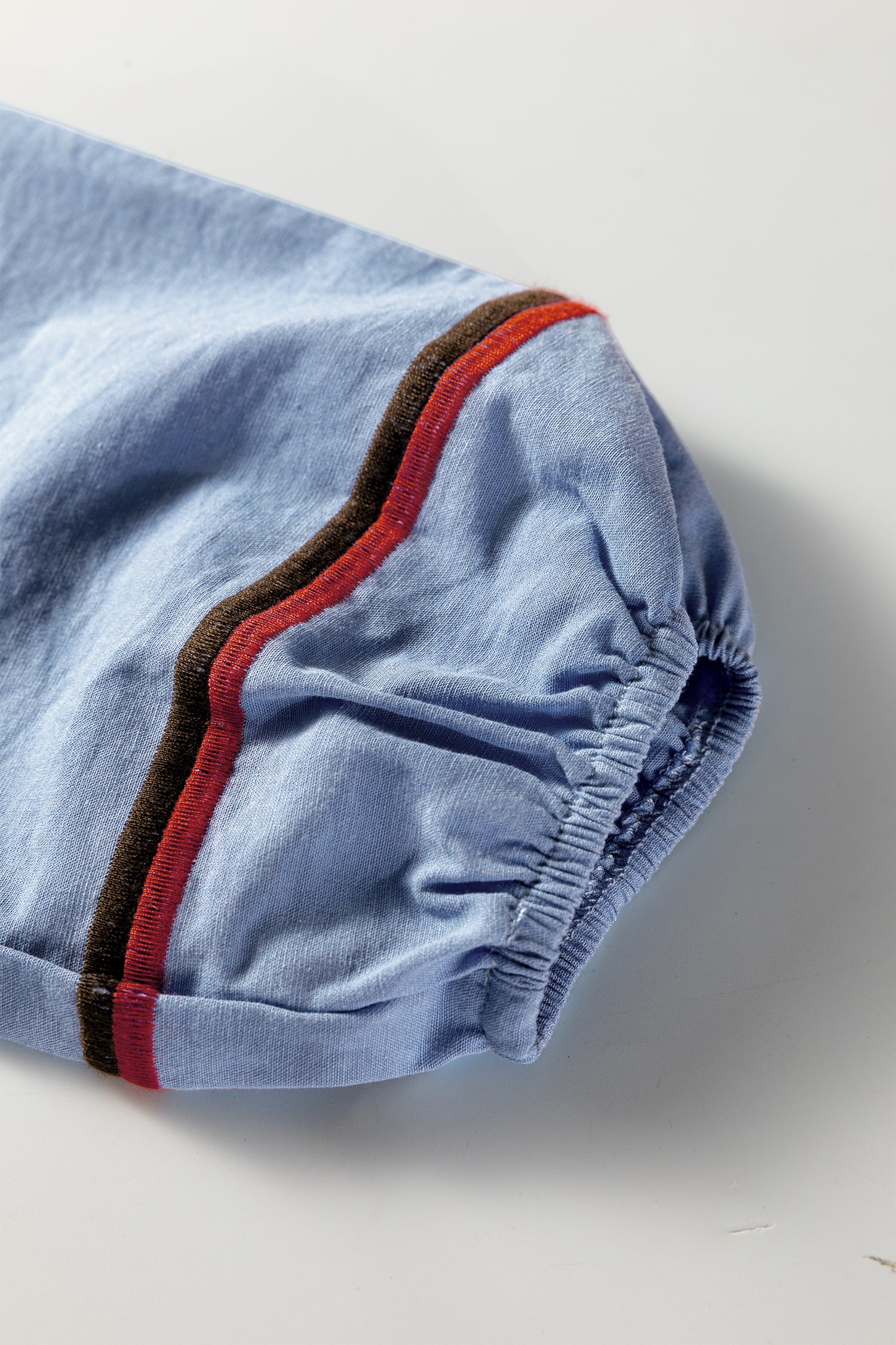 Real Teal Floral Embroidered Split Neck Tassel Tie Puff Sleeve Blouse 🇺🇸