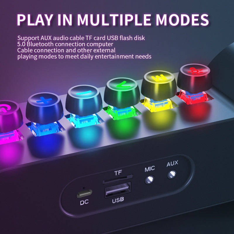 RGB Colorful E-sports Bluetooth Speaker Luminous 🇨🇳