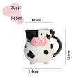 Cow Ceramic Cup Novelty Cow Shape 3d 🇨🇳