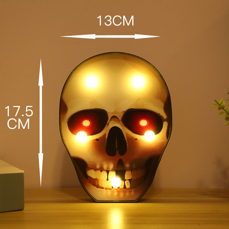 Halloween Lights Decoration LED Light Pumpkin Spider Bat Skull Outdoor Decorative Modeling Room Lights Decor Helloween Party 🇨🇳