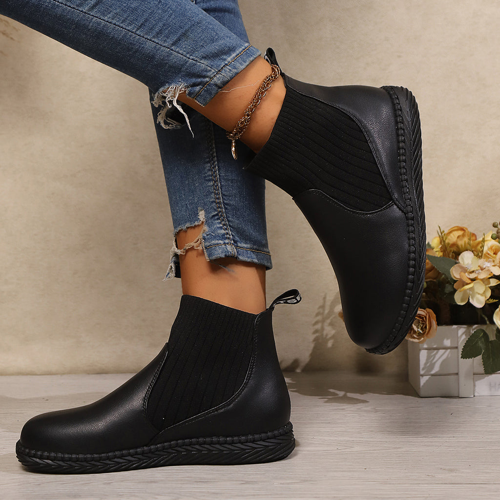 Round headed Martin boots with flat bottom 🇨🇳