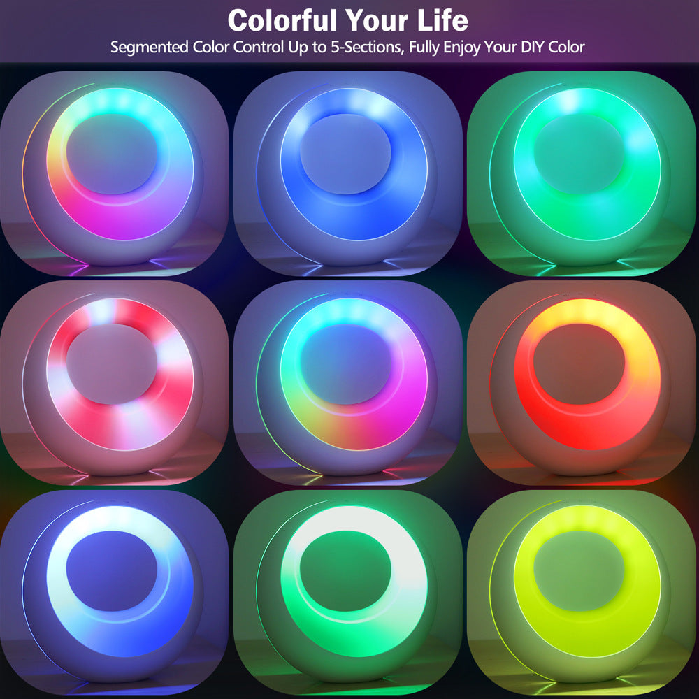 Creative Touch Small Night Lamp RGB Color Changing Remote Control Desk Lamp 🇨🇳