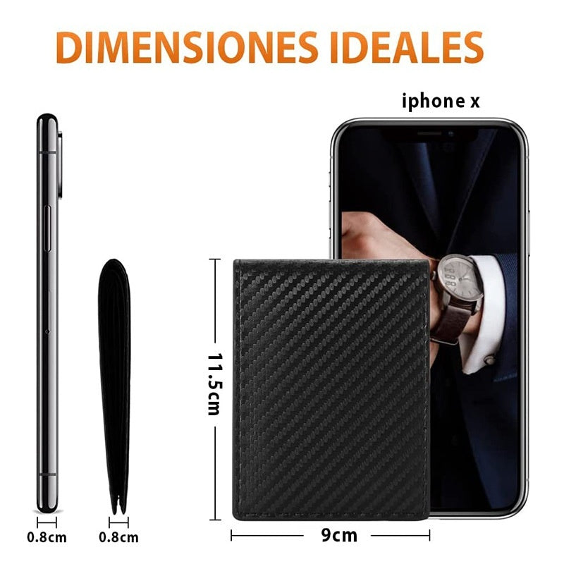 Men's Carbon Fiber Anti-magnetic Wallet 🇨🇳