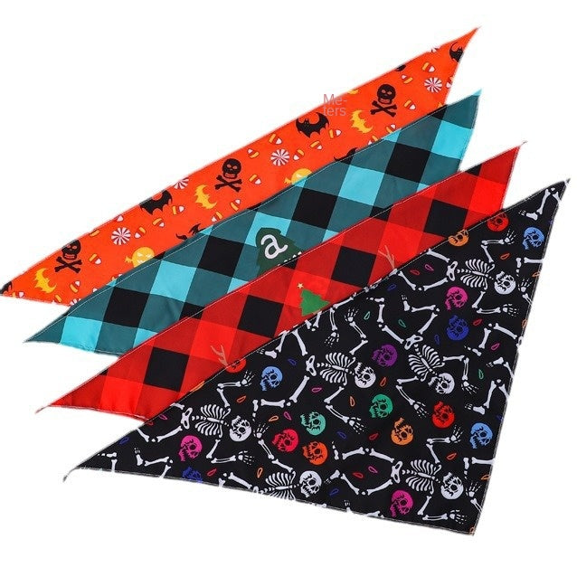 Pet Bandana for Dogs and Cats - Triangle Scarf Bib 🇨🇳