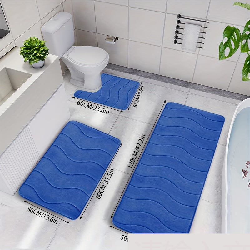 Bathroom Non-slip Mat Foot Mats Absorbent Floor Mat 🇨🇳