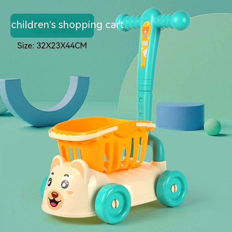 Children's Supermarket Kitchen Toy Simulation Trolley 🇨🇳