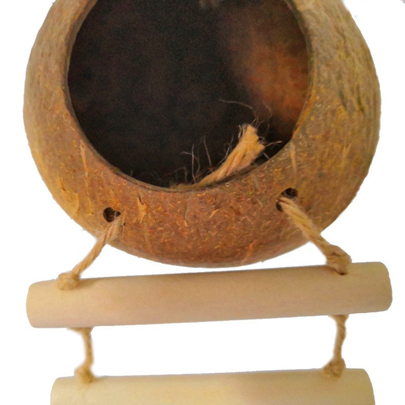 Natural coconut shell bird nest 🇨🇳