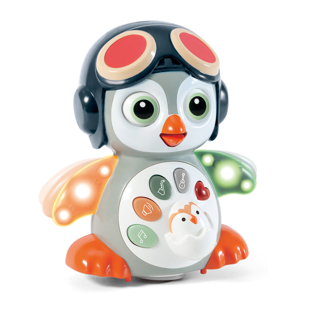 Electric Universal Light Music Swing Dancing Penguin Toys 🇨🇳