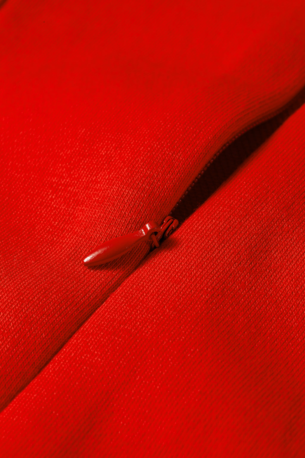 Tomato Red Half Zip Polo Tee Elastic Waist Romper 🇺🇸