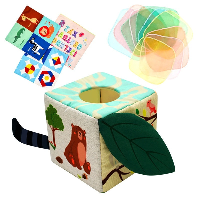 Early Education Children's Simulation Tissue Box Baby Tear-proof Paper Extraction Toys 🇨🇳
