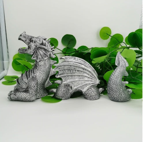 Large Dragon Gothic Garden Decor Statue Castle Moat Lawn Statue Garden Sculptures & Statues Funny Yard Garden Outdoor Figurine 🇨🇳