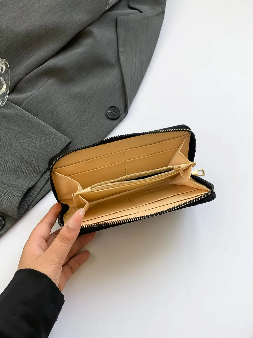 PU Leather Solid Color Wallet 🇨🇳