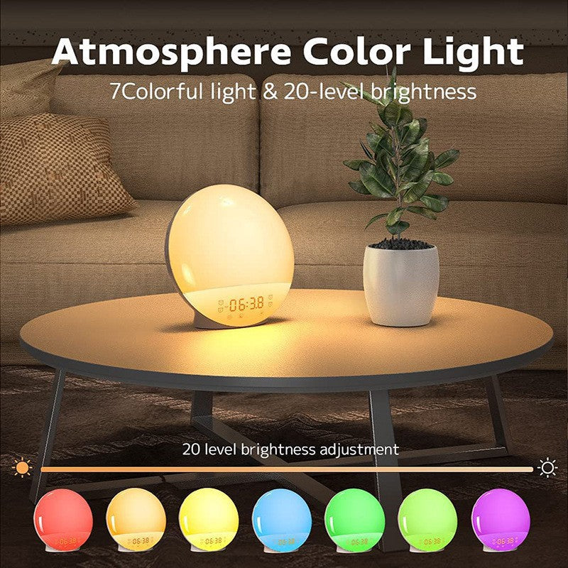 Simulated Sunrise Wake-up Light LED Alarm Clock 🇨🇳